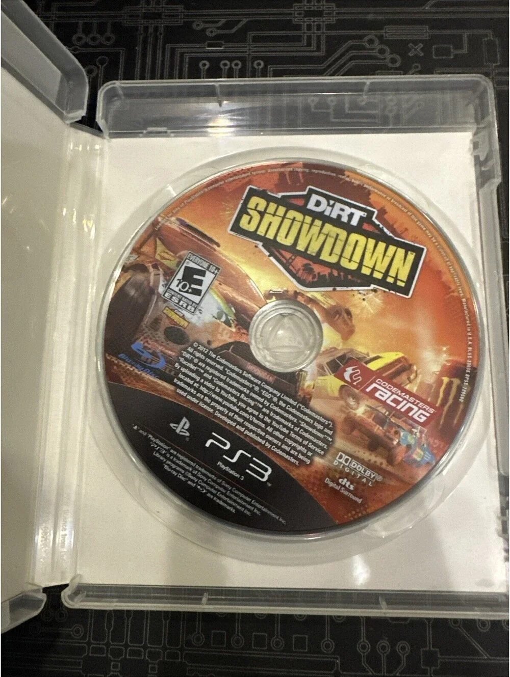 RARE PS3 HOONIGAN DiRT Showdown (Sony PlayStation 3, 2012)